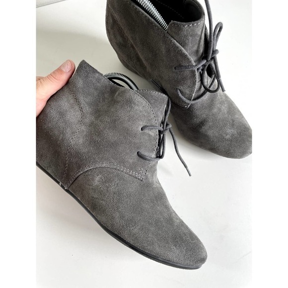 Nine West Wedge Boots size 10 Gray Color - Picture 5 of 8